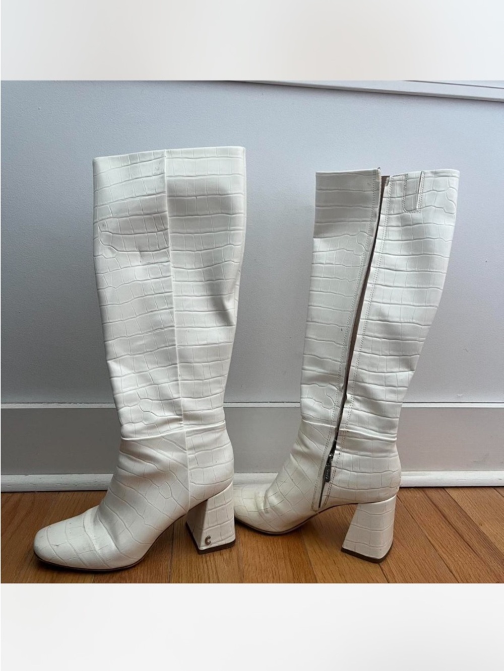 Circus by Sam Edelman crocodile knee high gogo boots - Picture 3 of 8